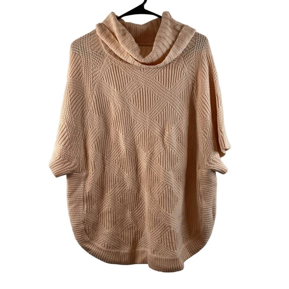 New York and Company Pink Turtleneck Sweater Size Large